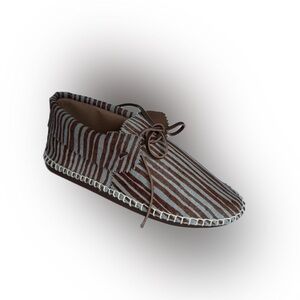 The Great Canyon Moccasin NWB Dusk Stripe Haircalf